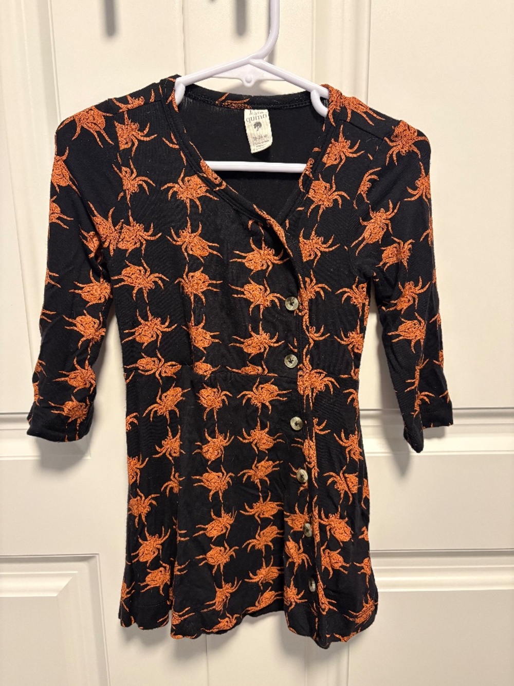 Kate Quinn 2025 Spooky spider wrap dress 18-24 mo